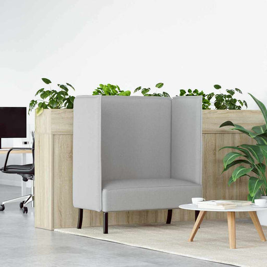 Divano alto Grigio nuvola 109 x 56 x 121 cm Tessuto | homemem39