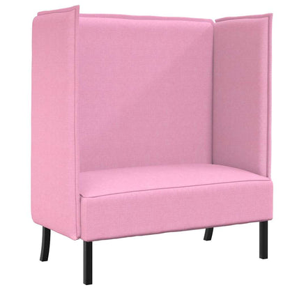 Divano alto 101cm Rosa Tessuto