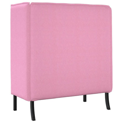 Divano alto Rosa 109 x 56 x 121 cm Tessuto - homemem39