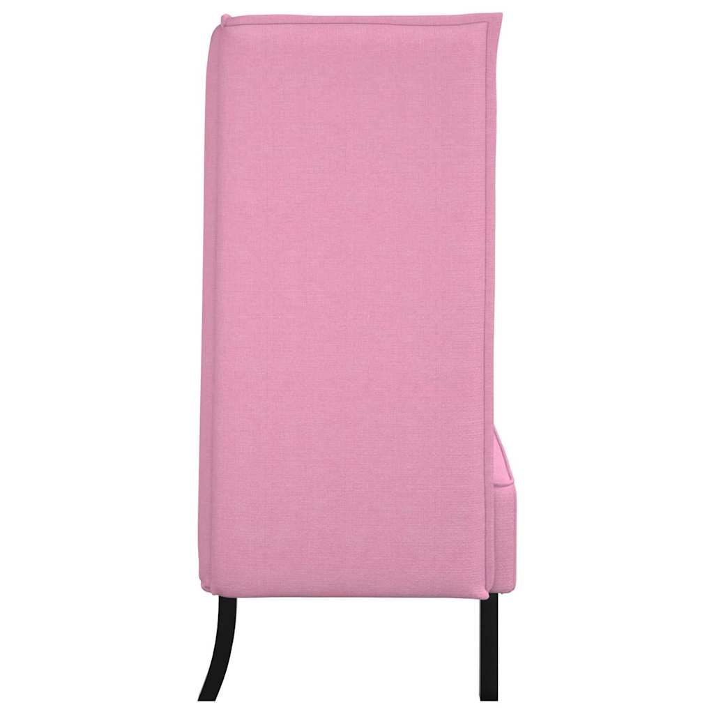 Divano alto 101cm Rosa Tessuto | homemem39