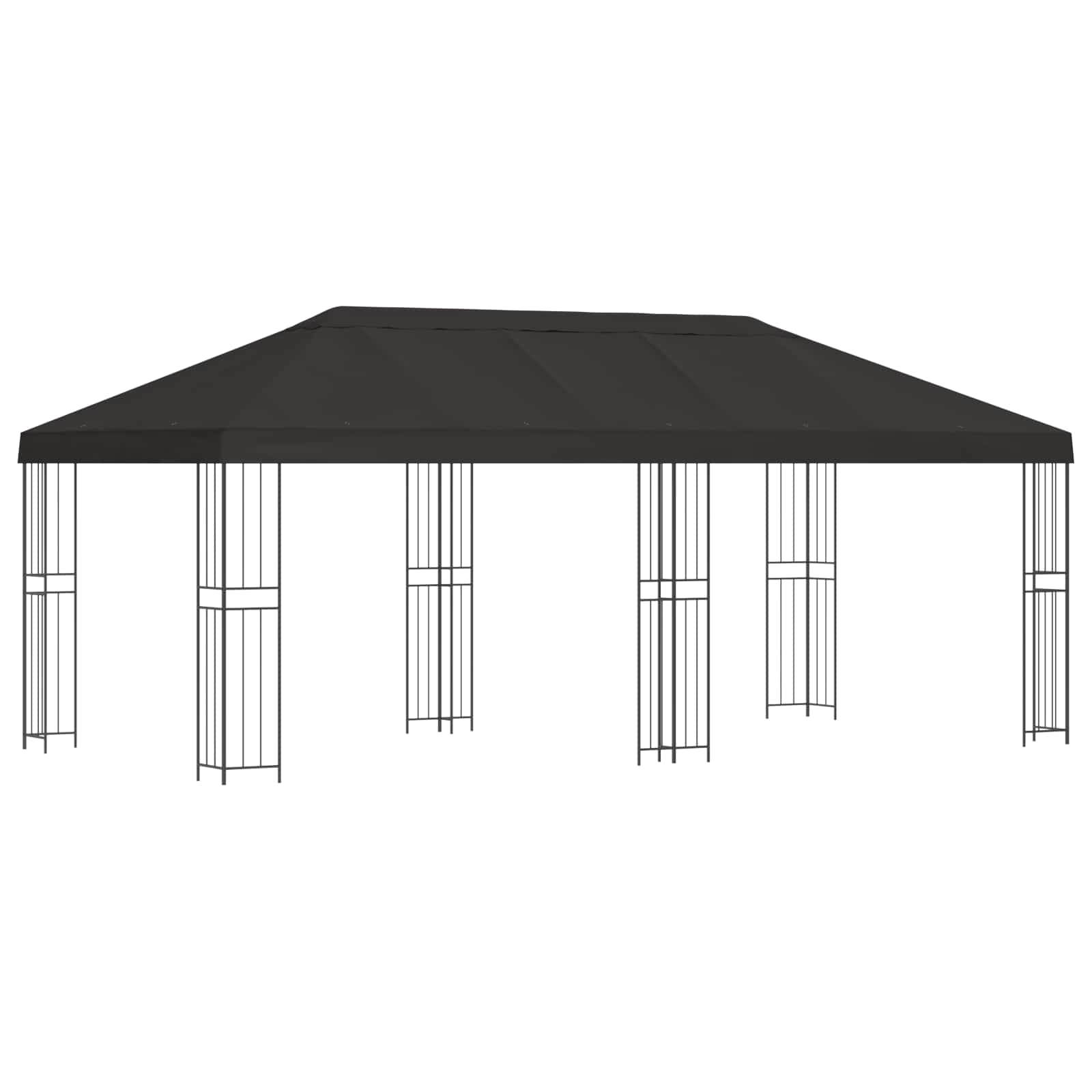 Gazebo con pareti laterali 6 x 3 m Antracite | homemem39