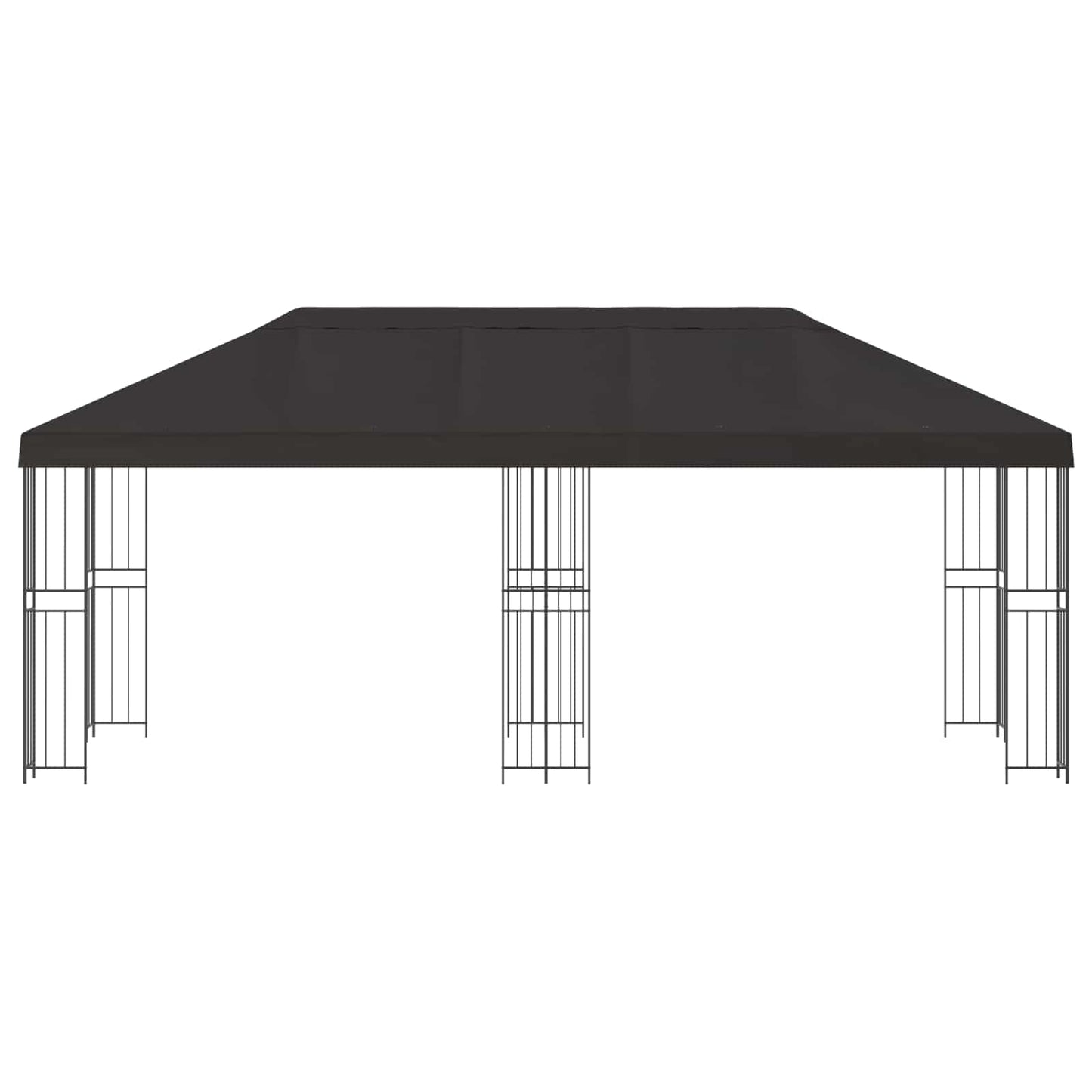 Gazebo con pareti laterali 6 x 3 m Antracite