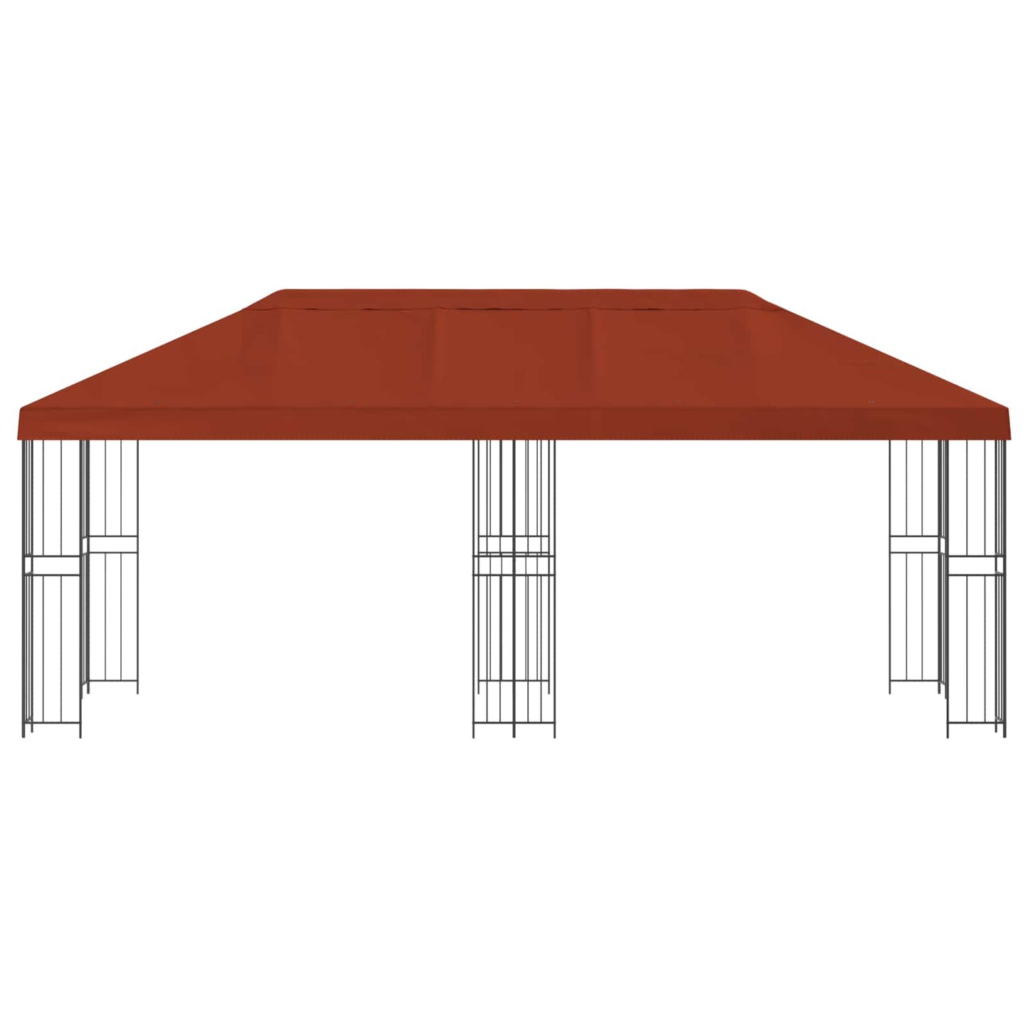 Gazebo con pareti laterali 6 x 3 m Terracotta | homemem39