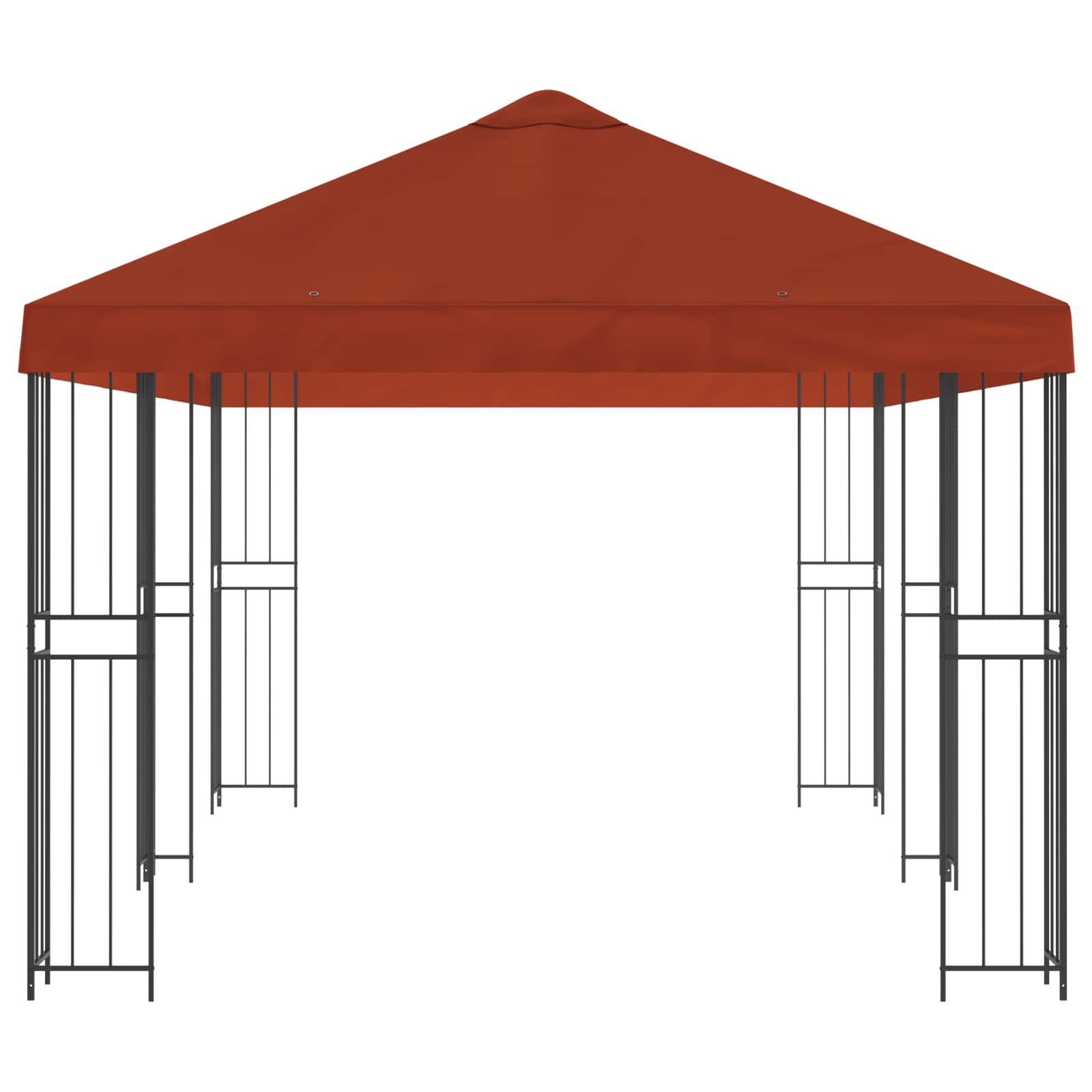 Gazebo con pareti laterali 6 x 3 m Terracotta | homemem39