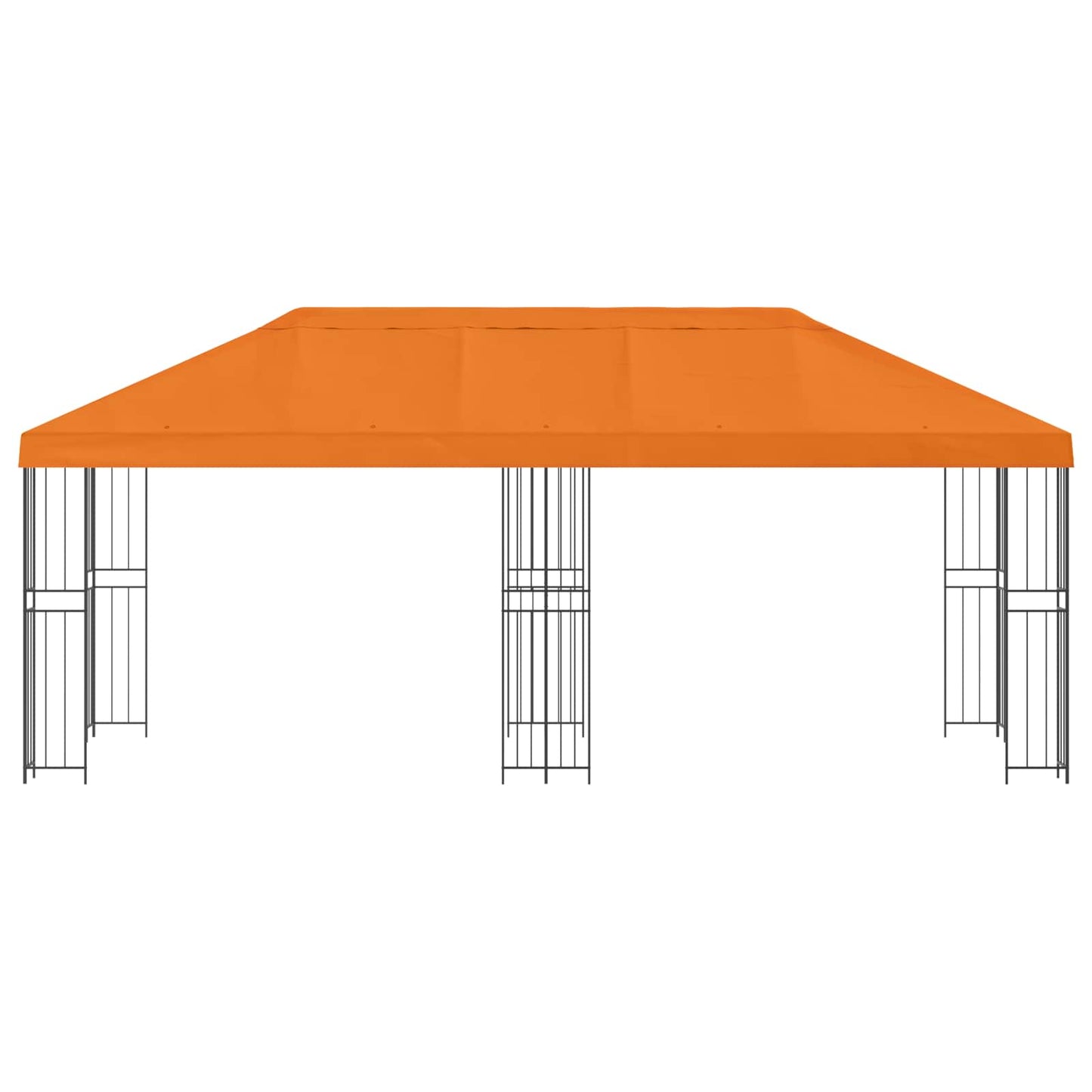 Gazebo con pareti laterali 6 x 3 m Arancione