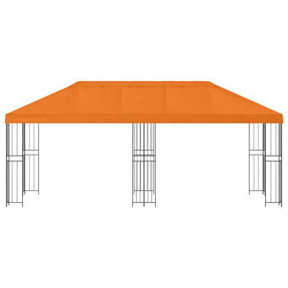 Gazebo con pareti laterali 6 x 3 m Arancione