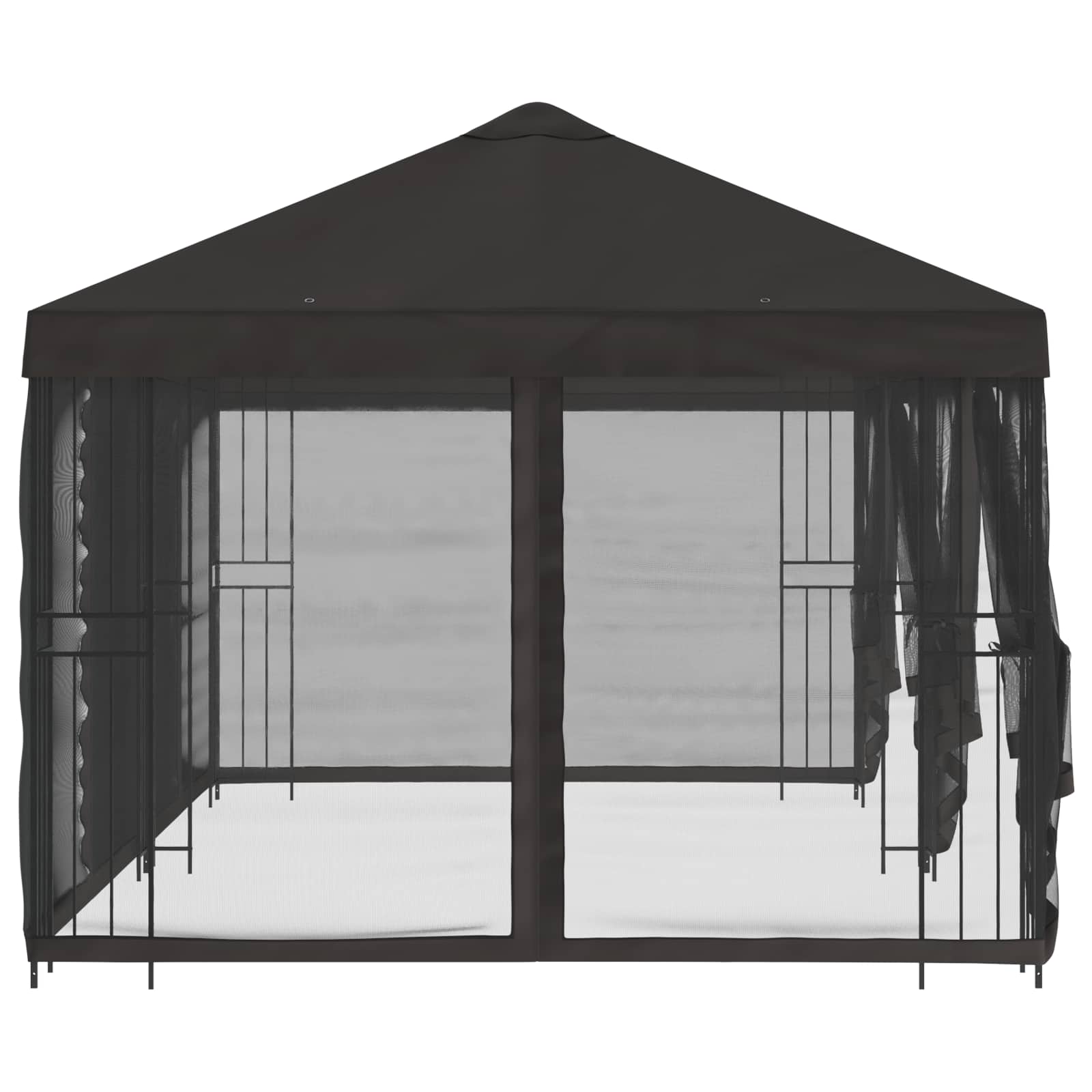 Gazebo con pareti laterali 6 x 3 m Antracite | homemem39