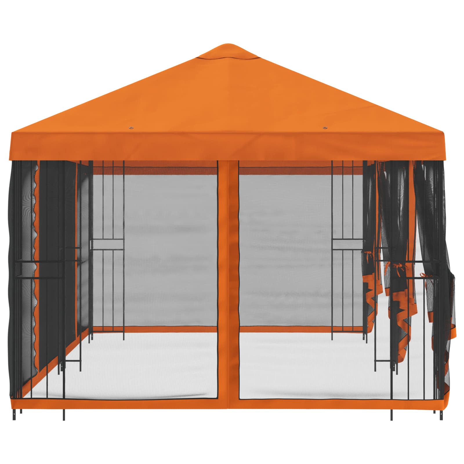 Gazebo con pareti laterali 6 x 3 m Arancione | homemem39