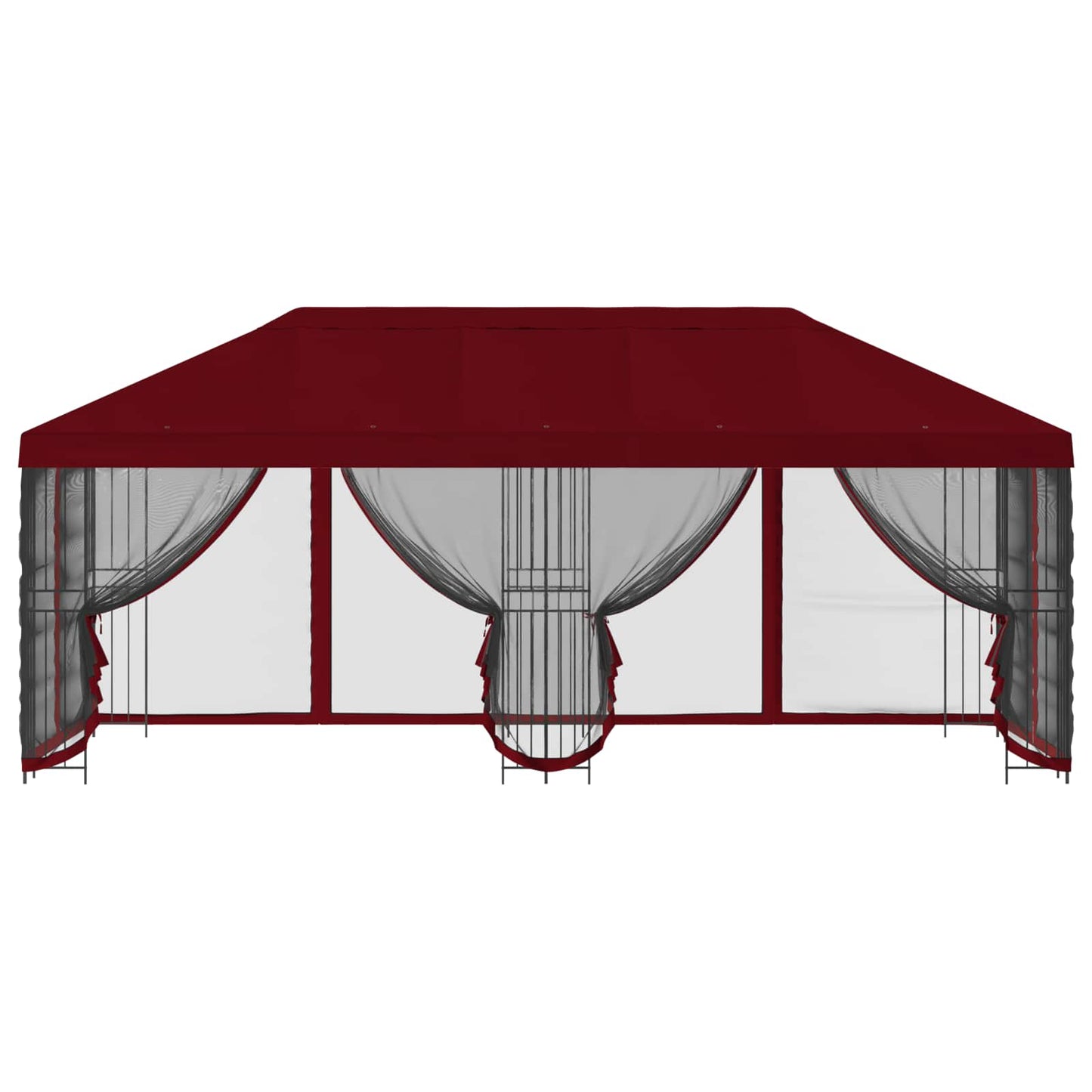 Gazebo con pareti laterali 6 x 3 m Borgogna | homemem39