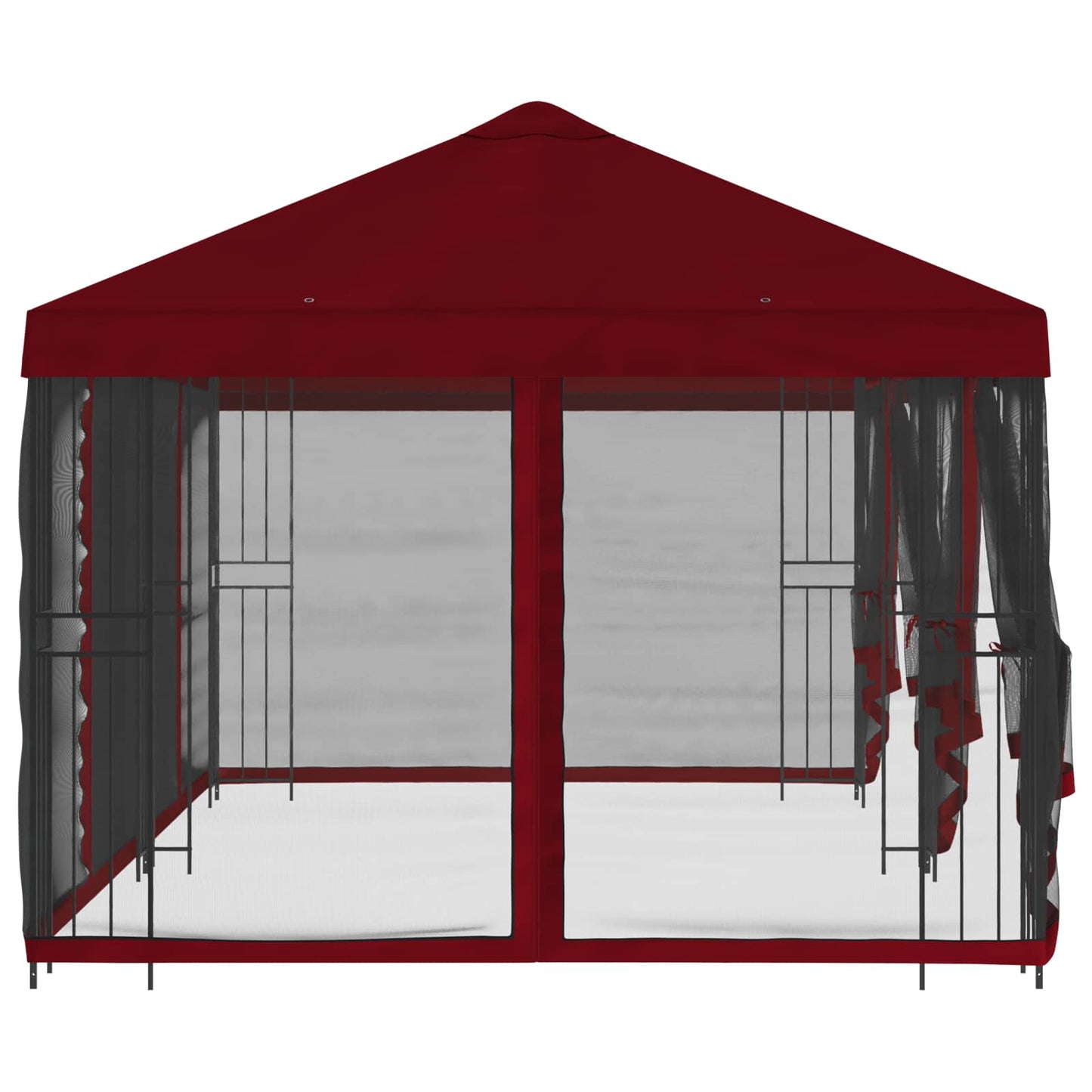 Gazebo con pareti laterali 6 x 3 m Borgogna | homemem39