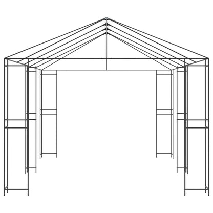 Struttura Gazebo 6 x 3 m Nero Acciaio | homemem39