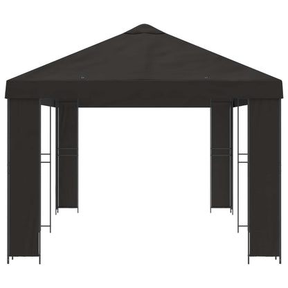 Gazebo da giardino 6 x 3 m Antracite Poliestere e Acciaio 190