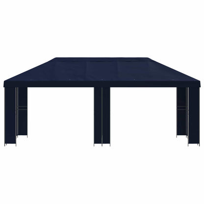 Gazebo da giardino 6 x 3 m Blu Poliestere e Acciaio 190