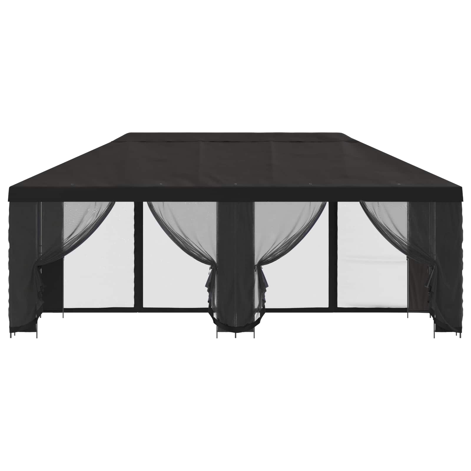Gazebo con pareti laterali 6 x 3 m Antracite | homemem39
