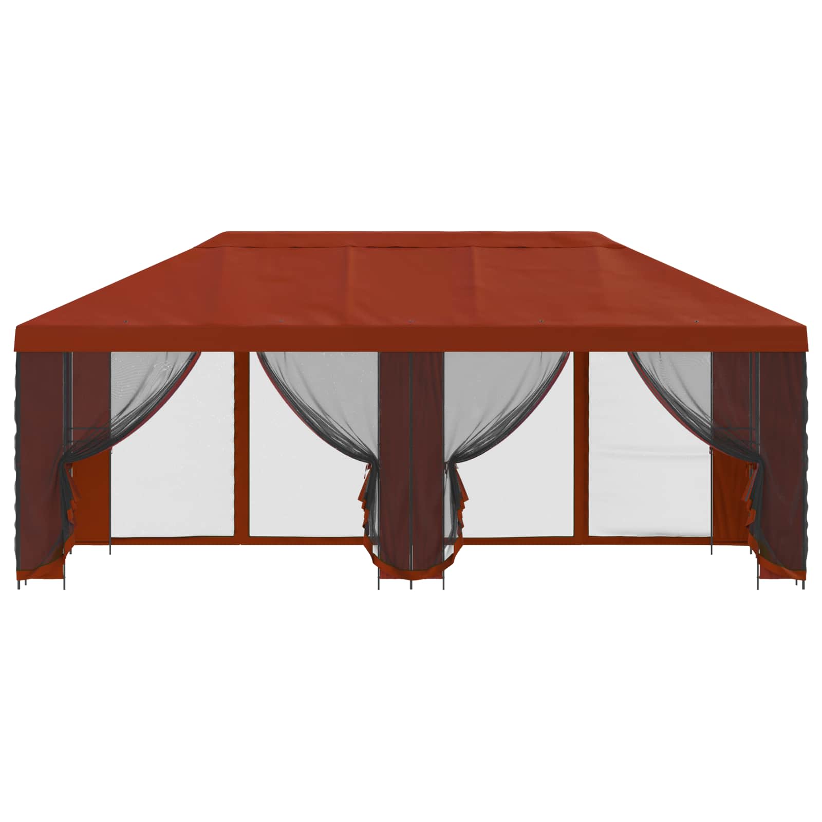 Gazebo con pareti laterali 6 x 3 m Terracotta | homemem39