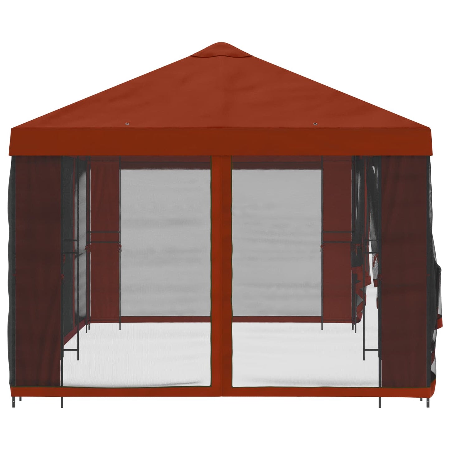 Gazebo con pareti laterali 6 x 3 m Terracotta | homemem39