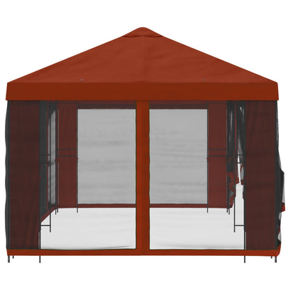 Gazebo con pareti laterali 6 x 3 m Terracotta | homemem39