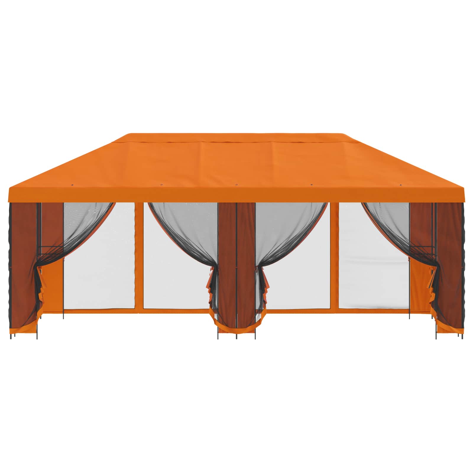 Gazebo con pareti laterali 6 x 3 m Arancione | homemem39
