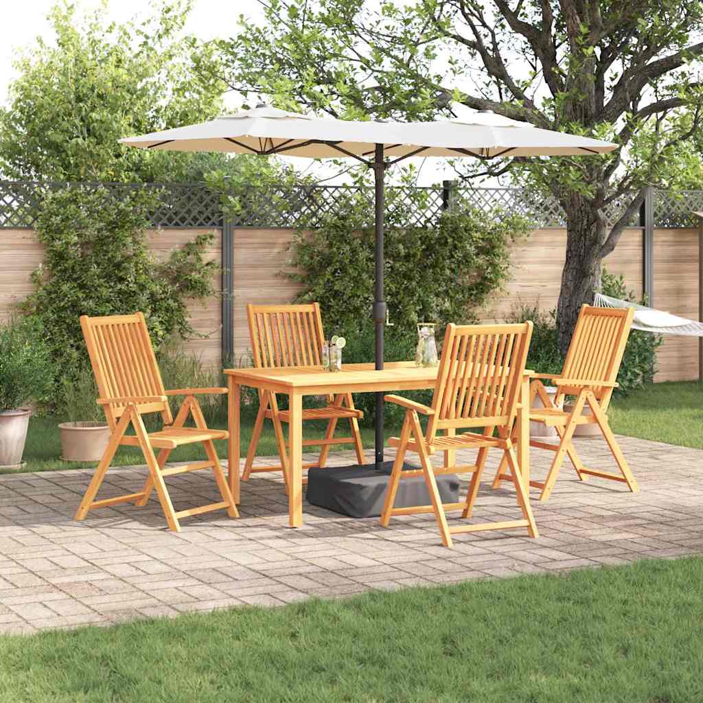 Set da Pranzo per Giardino 5 pcs Marrone - homemem39