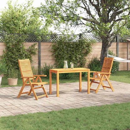 Set da Pranzo per Giardino 3 pcs Marrone