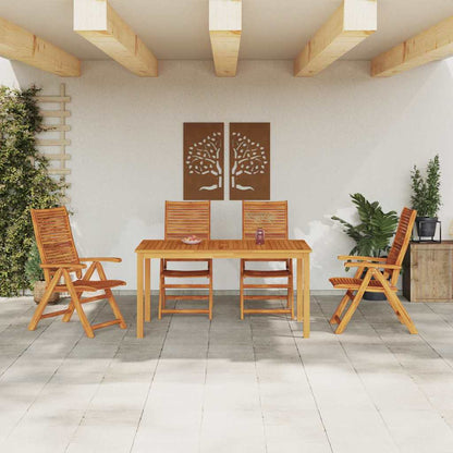 Set da Pranzo per Giardino 5 pcs Marrone | homemem39