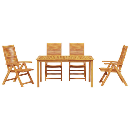 Set da Pranzo per Giardino 5 pcs Marrone | homemem39