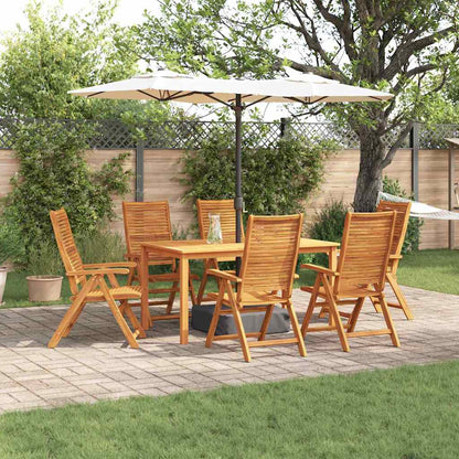 Set da Pranzo per Giardino 7 pcs Marrone | homemem39