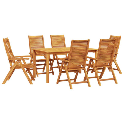 Set da Pranzo per Giardino 7 pcs Marrone