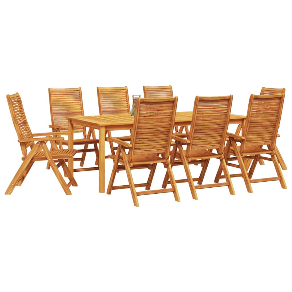 Set da Pranzo per Giardino 9 pcs Marrone | homemem39