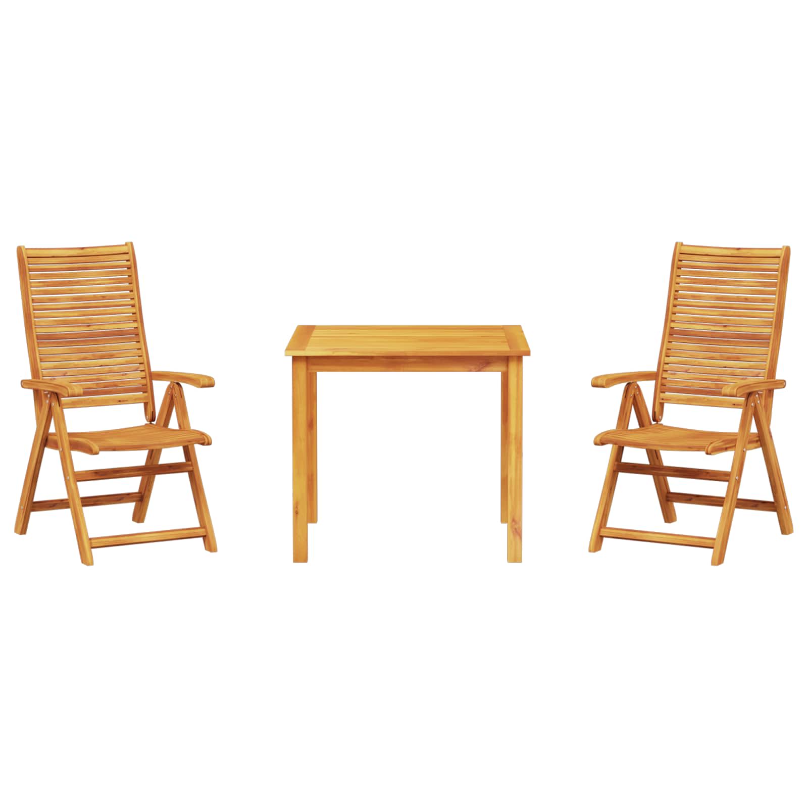 Set da Pranzo per Giardino 3 pcs Marrone | homemem39