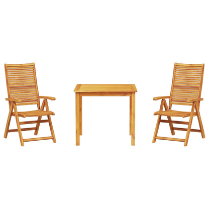 Set da Pranzo per Giardino 3 pcs Marrone | homemem39