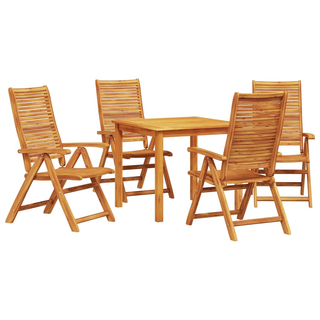Set da Pranzo per Giardino 5 pcs Marrone