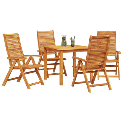 Set da Pranzo per Giardino 5 pcs Marrone