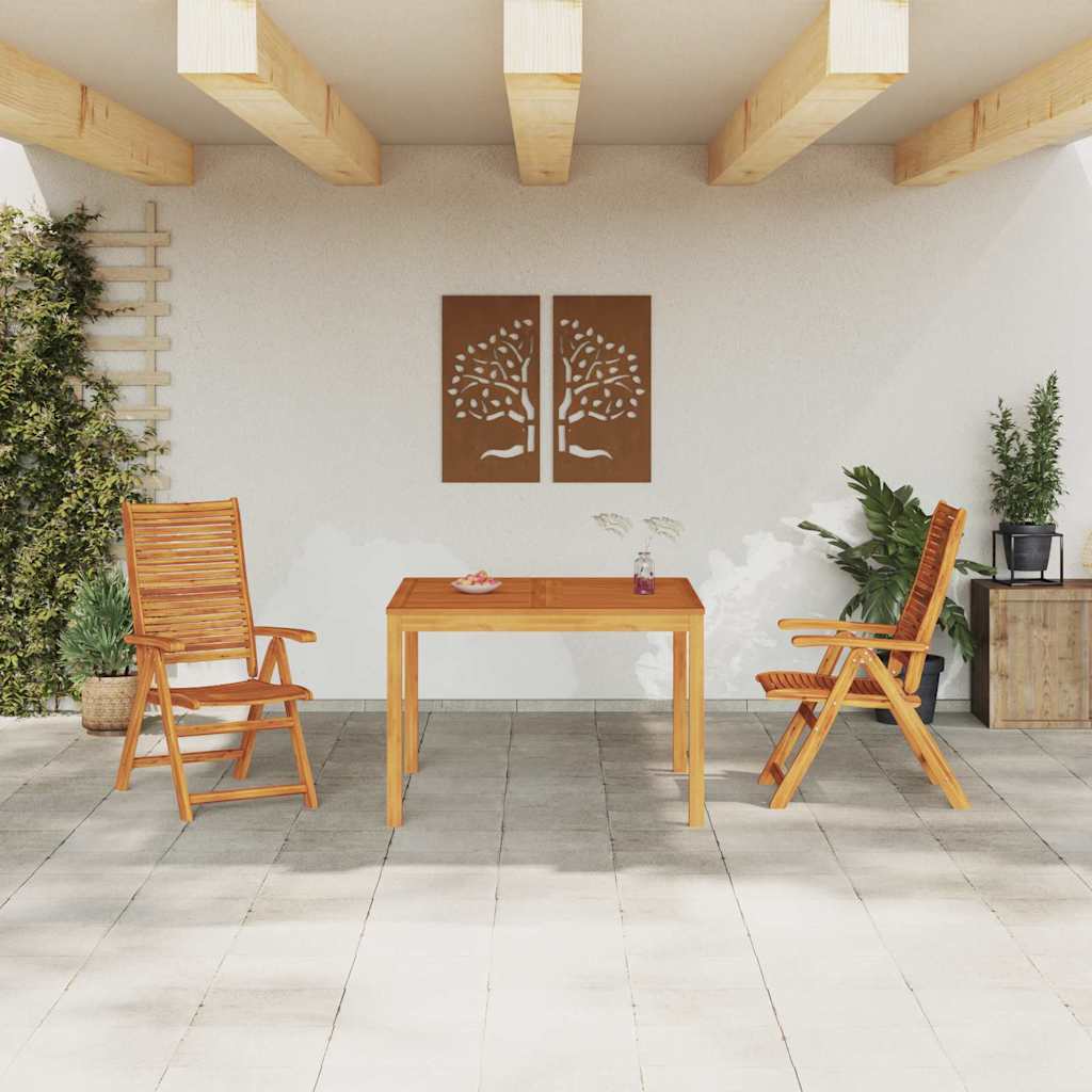 Set da Pranzo per Giardino 3 pcs Marrone | homemem39