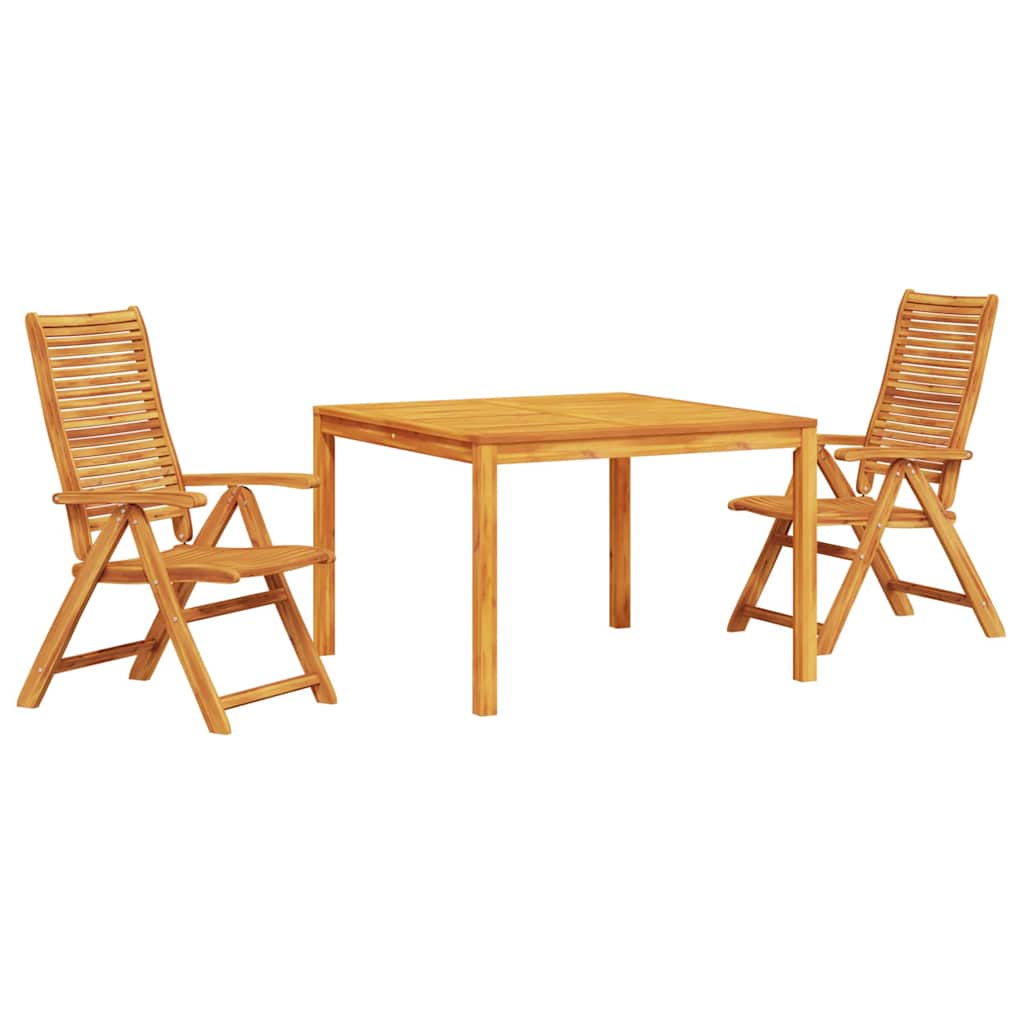 Set da Pranzo per Giardino 3 pcs Marrone | homemem39