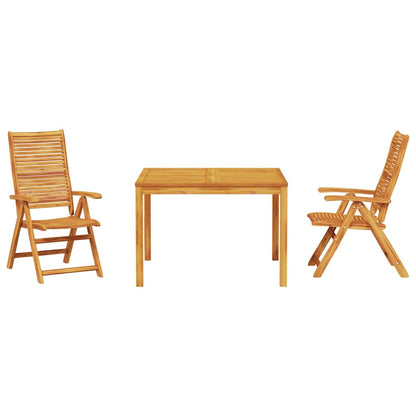 Set da Pranzo per Giardino 3 pcs Marrone | homemem39