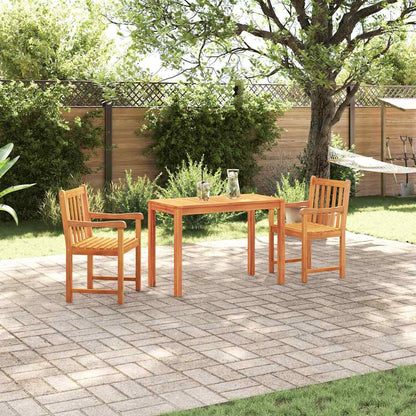 Set da Pranzo per Giardino 3 pcs Marrone