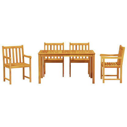 Set da Pranzo per Giardino 5 pcs Marrone | homemem39