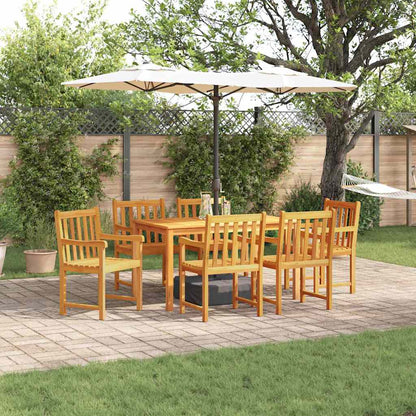 Set da Pranzo per Giardino 7 pcs Marrone | homemem39