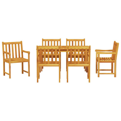 Set da Pranzo per Giardino 7 pcs Marrone | homemem39
