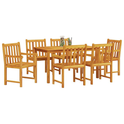 Set da Pranzo per Giardino 7 pcs Marrone | homemem39