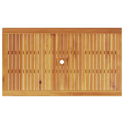 Set da Pranzo per Giardino 7 pcs Marrone | homemem39