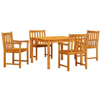 Set da Pranzo per Giardino 5 pcs Marrone