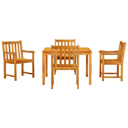 Set da Pranzo per Giardino 5 pcs Marrone