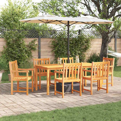 Set da Pranzo per Giardino 7 pcs Marrone | homemem39