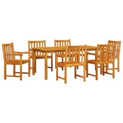 Set da Pranzo per Giardino 7 pcs Marrone | homemem39