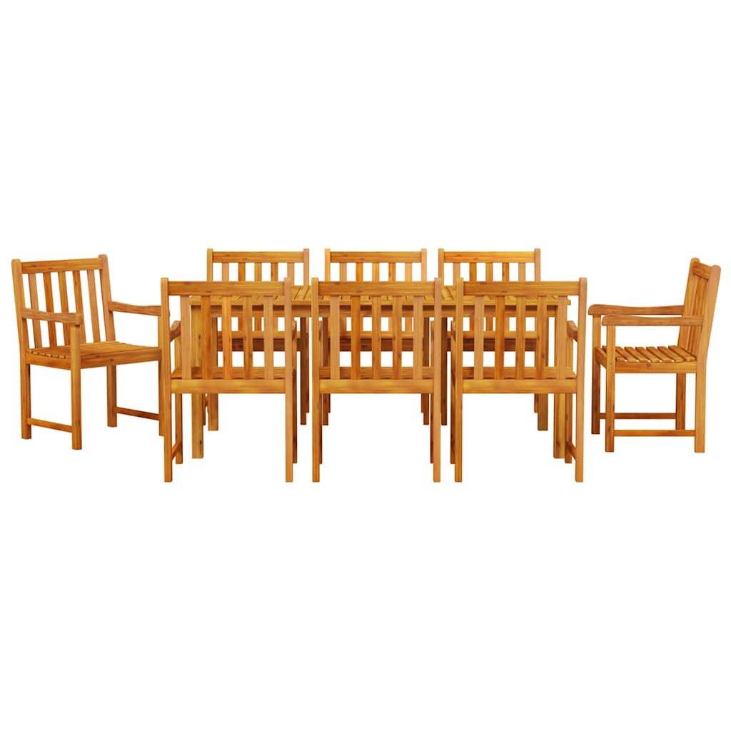 Set da Pranzo per Giardino 9 pcs Marrone | homemem39