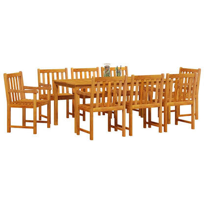 Set da Pranzo per Giardino 9 pcs Marrone | homemem39