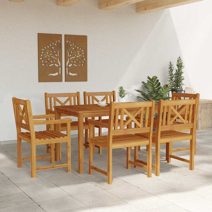 Set da Pranzo per Giardino 7 pcs Marrone | homemem39