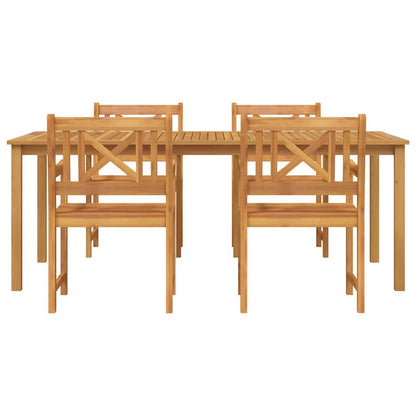 Set da Pranzo per Giardino 5 pcs Marrone - homemem39